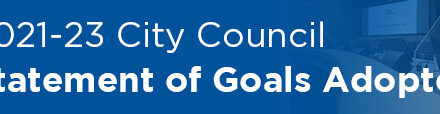 2021-23 City Council Statement of Goals Adopted