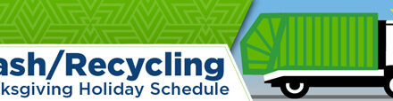 Trash/Recycling Thanksgiving Holiday Schedule