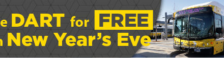 Ride DART for Free on New Year’s Eve