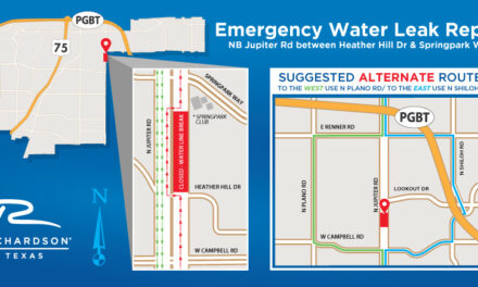 Jupiter Road Water Line Break