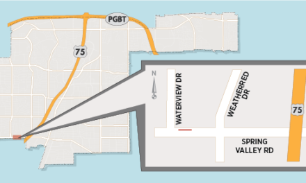 Concrete Rehab Closes Lane on Spring Valley Near Cottonwood Creek Bridge