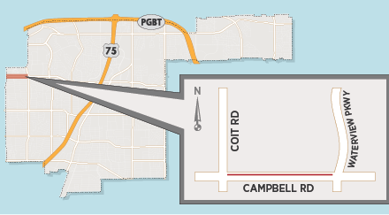 Lane Closures Expected on Westbound Campbell