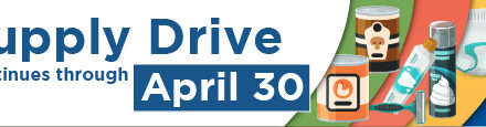 Supply Drive Continues Through April 30