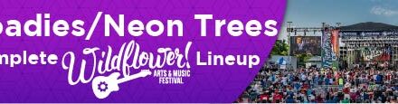 Toadies/Neon Trees Complete Wildflower! Festival Lineup