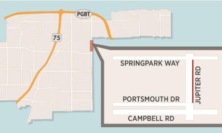 Utility Work to Close Lane on Jupiter North of Campbell 