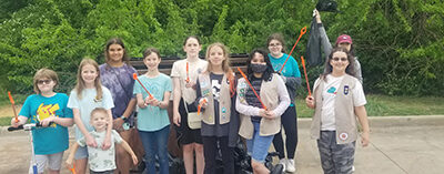 Girl Scouts “Make the World a Better Place” with Environmental Cleanup Event