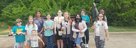 Girl Scouts “Make the World a Better Place” with Environmental Cleanup Event