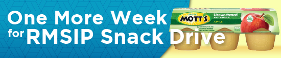 One More Week for RMSIP Snack Drive 
