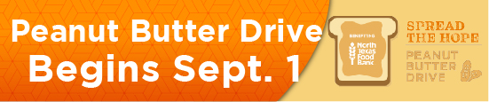 Peanut Butter Drive Begins Sept. 1 