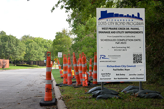 West Prairie Creek Drive Rehabilitation Project Begins 