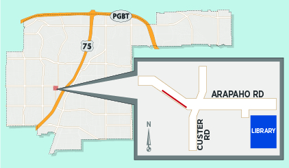 Lane Closure Expected at Arapaho/Custer as New Signal Foundation Installed