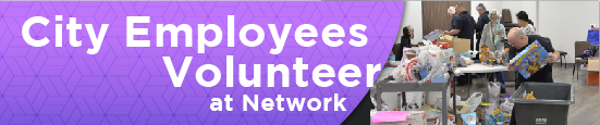 City Employees Volunteer at Network