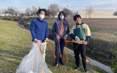 Youth Orchestra Members Help Clean Up Mark Twain Creek