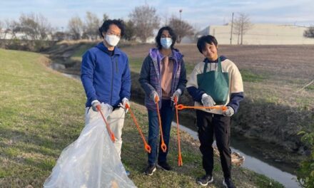 Youth Orchestra Members Help Clean Up Mark Twain Creek