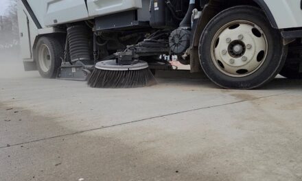 Street Cleanup After Winter Storm Begins