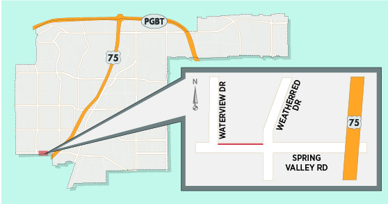 <strong>Expect Lane Closure Near Spring Valley/Waterview</strong> 