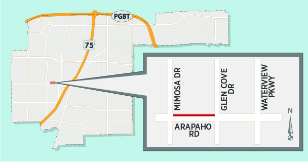 <strong>Lane Closure Expected Near Arapaho/Mimosa Intersection</strong>