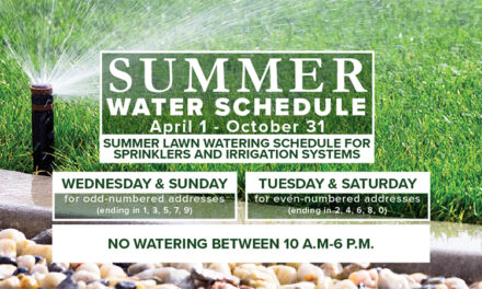 <strong>Lawn Watering Switches to Summer Conservation Plan April 1</strong> 