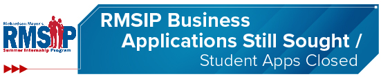 <strong>RMSIP Employer Applications Still Sought; Student Apps Closed</strong> 