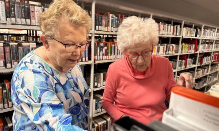 Volunteers Stay Young Through Work at Library