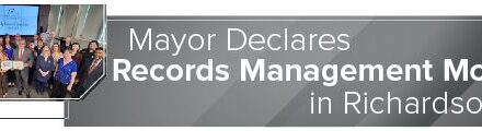 Mayor Declares Records Management Month in Richardson