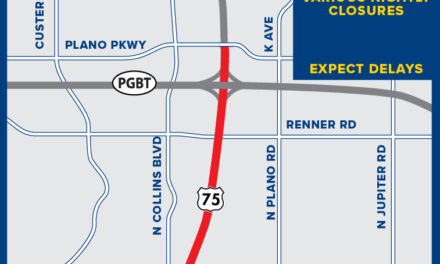 Evening Lane Closures on US 75 Continue Tonight, Next Week