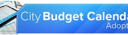 City Budget Calendar Adopted