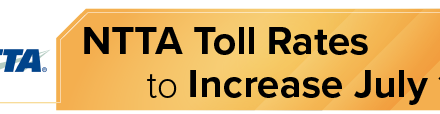 NTTA Toll Rates to Increase July 1 