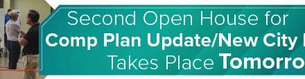 Second Open House for Comp Plan Update/New City Hall Takes Place Tomorrow