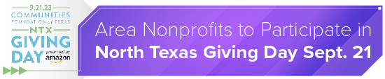 Area Nonprofits to Participate in North Texas Giving Day Sept. 21 