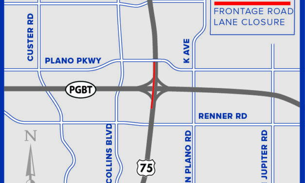 DART Silver Line Work to Close Portion of Southbound US 75 Frontage Road 