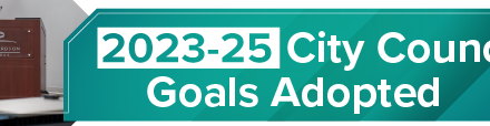 2023-25 City Council Goals Adopted  