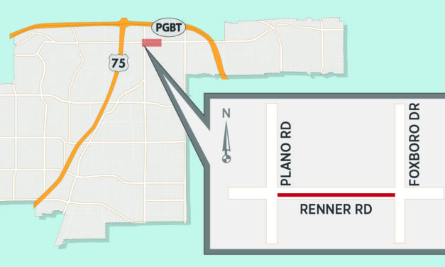 Lane Closures Expected on Renner Road East of Plano Road 