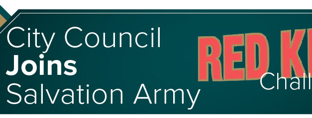 City Council Joins Salvation Army “Red Kettle Challenge” 