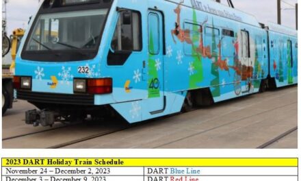 DART Holiday Train Makes Stops in Richardson  