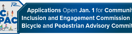 Applications Open Jan. 1 for Community Inclusion and Engagement Commission and Bicycle and Pedestrian Advisory Committee 