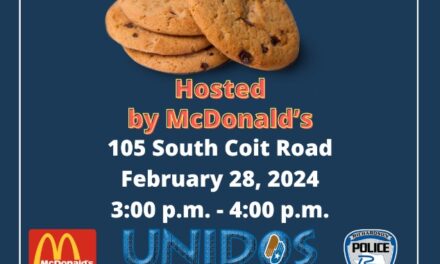 “Cookies and Cops” Next Wednesday