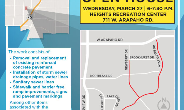 West Shore Drive Road Reconstruction Project Nears; Public Open House March 27  
