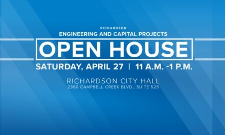 City of Richardson’s Engineering and Capital Projects Department to Host Open House Saturday, April 27