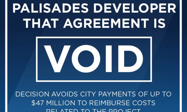 Richardson City Council Directs City Manager to Notify Developer that Economic Development Agreement for Palisades Development is Void