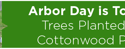 Arbor Day is Today; Trees Planted at Cottonwood Park   