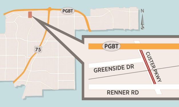 More Lane Closures Expected on Custer Parkway North of Renner Road 