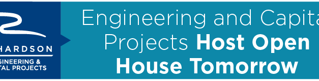Engineering and Capital Projects Host Open House Tomorrow   