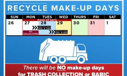 Memorial Day Holiday Trash, Recycling Schedule Changes 