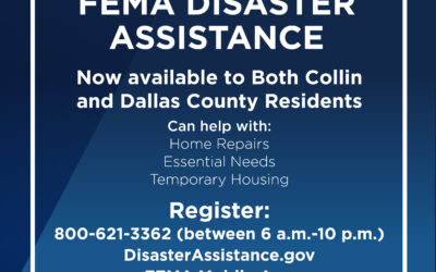 FEMA adds Dallas Co. to receive Disaster Assistance
