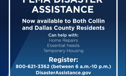 FEMA adds Dallas Co. to receive Disaster Assistance