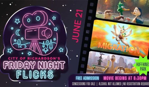 Free Outdoor Movie Tonight at Huffhines Park: “Migration”