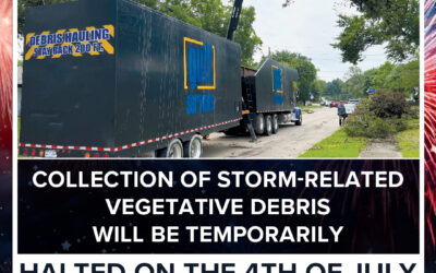 No Contracted Debris Collection July 4 