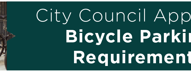 City Council Approves Bicycle Parking Requirements 