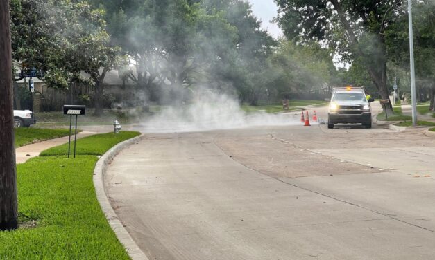 Smoke Testing Underway in Rowlett Creek Basin 